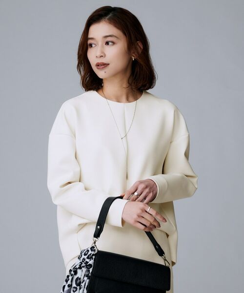 UNTITLED / アンタイトル カットソー | 【セットアップ可/スポーティートップス】ダンボールジャージ プルオーバー | 詳細2