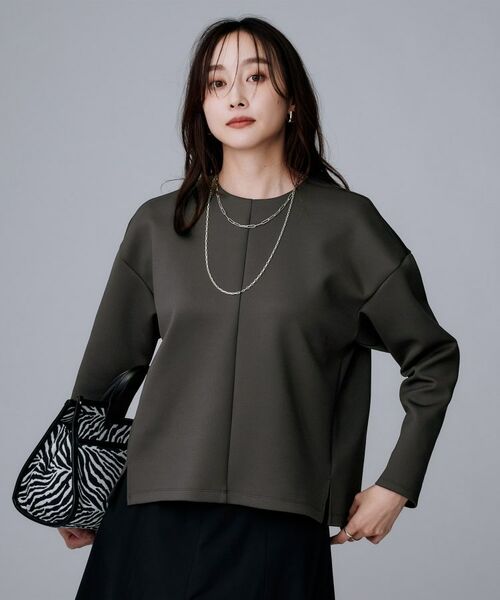 UNTITLED / アンタイトル カットソー | 【セットアップ可/スポーティートップス】ダンボールジャージ プルオーバー | 詳細7