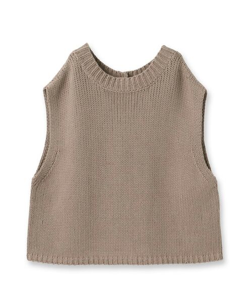 UNTITLED / アンタイトル ニット・セーター | 【レイヤード/前ボタン】2WAYニットベスト | 詳細1