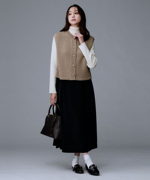 UNTITLED / アンタイトル ニット・セーター | 【レイヤード/前ボタン】2WAYニットベスト | 詳細12