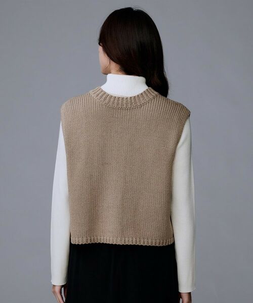 UNTITLED / アンタイトル ニット・セーター | 【レイヤード/前ボタン】2WAYニットベスト | 詳細18