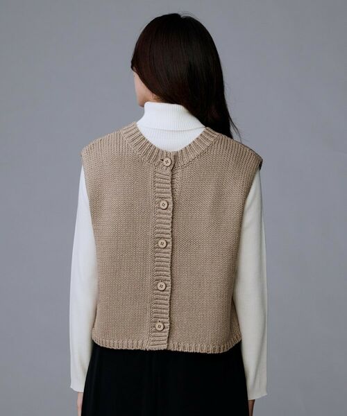 UNTITLED / アンタイトル ニット・セーター | 【レイヤード/前ボタン】2WAYニットベスト | 詳細20