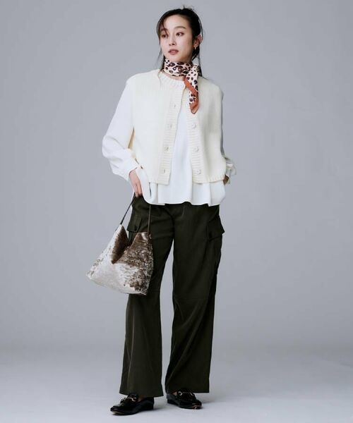 UNTITLED / アンタイトル ニット・セーター | 【レイヤード/前ボタン】2WAYニットベスト | 詳細7