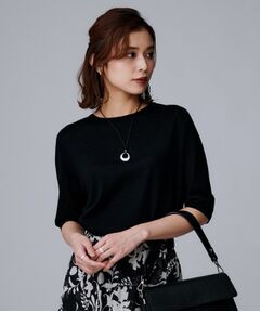 UNTITLED / アンタイトル ニット・セーター | 【アンサンブル可/六分袖/洗える】ウールシルクニット