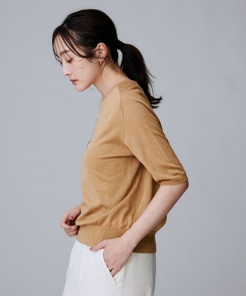 UNTITLED / アンタイトル ニット・セーター | 【アンサンブル可/六分袖/洗える】ウールシルクニット | 詳細14