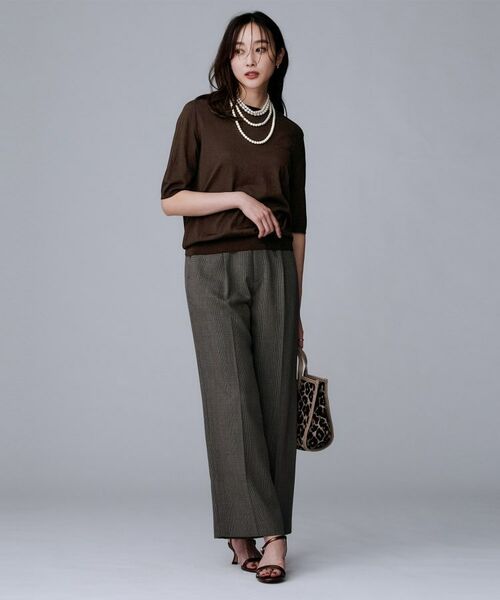 UNTITLED / アンタイトル ニット・セーター | 【アンサンブル可/六分袖/洗える】ウールシルクニット | 詳細20