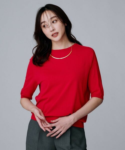 UNTITLED / アンタイトル ニット・セーター | 【アンサンブル可/六分袖/洗える】ウールシルクニット | 詳細23