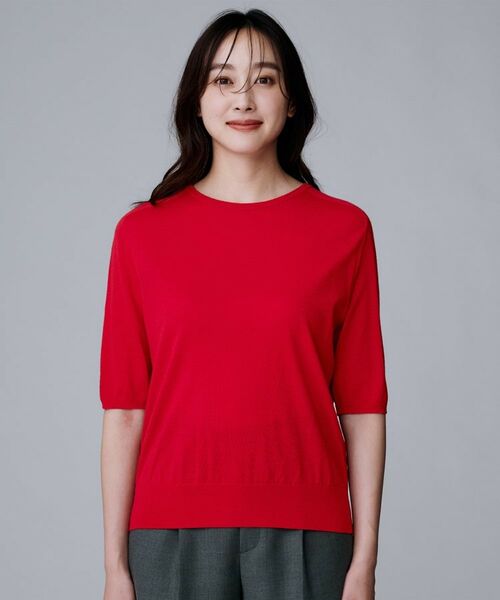 UNTITLED / アンタイトル ニット・セーター | 【アンサンブル可/六分袖/洗える】ウールシルクニット | 詳細28