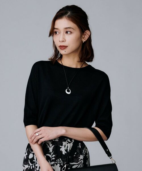 UNTITLED / アンタイトル ニット・セーター | 【アンサンブル可/六分袖/洗える】ウールシルクニット | 詳細8