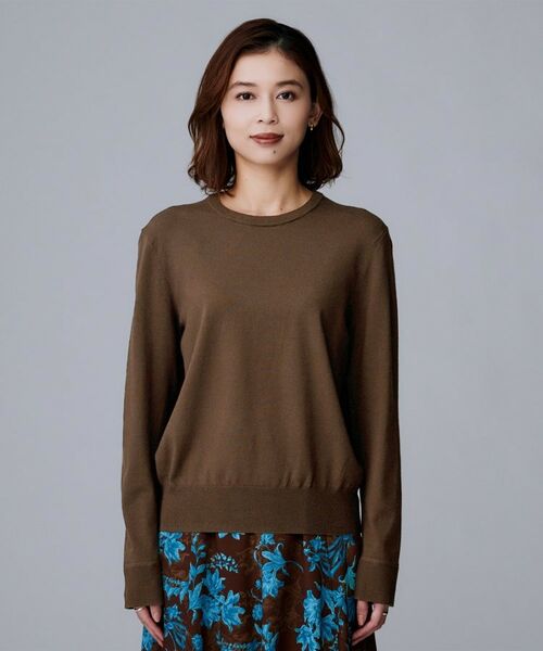 UNTITLED / アンタイトル ニット・セーター | 【フリル取り外し可/きれいめエレガント】フリルシャツレイヤード風ニット | 詳細24