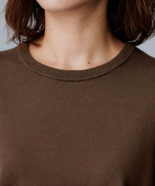 UNTITLED / アンタイトル ニット・セーター | 【フリル取り外し可/きれいめエレガント】フリルシャツレイヤード風ニット | 詳細26