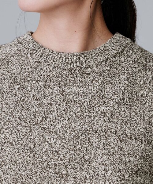 UNTITLED / アンタイトル ベスト | 【重ね着レイヤードに】杢調ニットベスト | 詳細19