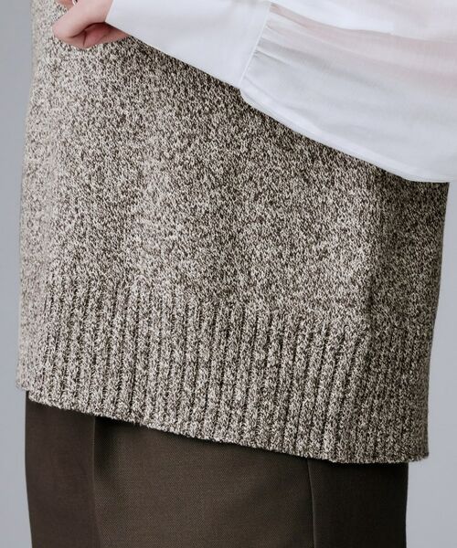 UNTITLED / アンタイトル ベスト | 【重ね着レイヤードに】杢調ニットベスト | 詳細21