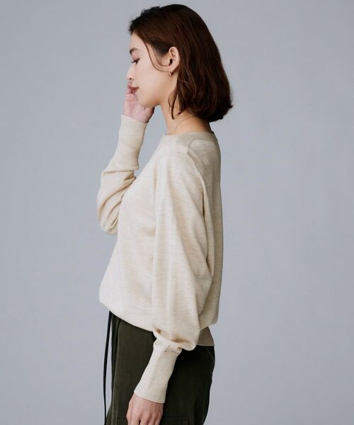 UNTITLED / アンタイトル ニット・セーター | 【アンサンブル可/薄手/オフィス】シルクウールカシミヤ ドルマンスリーブニット | 詳細19