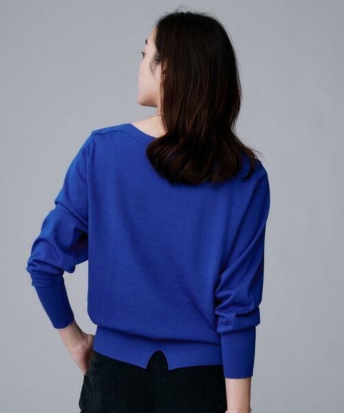 UNTITLED / アンタイトル ニット・セーター | 【アンサンブル可/薄手/オフィス】シルクウールカシミヤ ドルマンスリーブニット | 詳細30