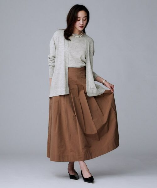 UNTITLED / アンタイトル ニット・セーター | 【アンサンブル可/薄手/オフィス】シルクウールカシミヤ ドルマンスリーブニット | 詳細4