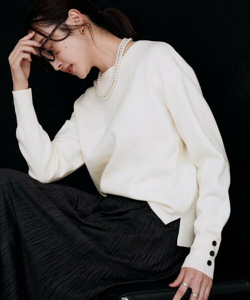 UNTITLED / アンタイトル ニット・セーター | 【アンサンブル可/きれいめ】ウールミラノリブニット | 詳細3