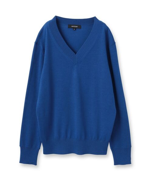 UNTITLED / アンタイトル ニット・セーター | 【洗える/きれいめ】Vネックプルオーバーニット | 詳細1