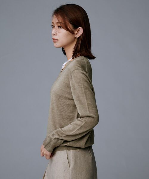 UNTITLED / アンタイトル ニット・セーター | 【洗える/きれいめ】Vネックプルオーバーニット | 詳細12