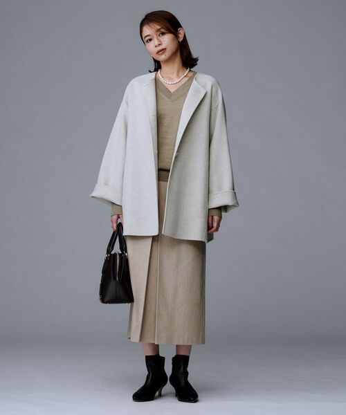 UNTITLED / アンタイトル ニット・セーター | 【洗える/きれいめ】Vネックプルオーバーニット | 詳細13