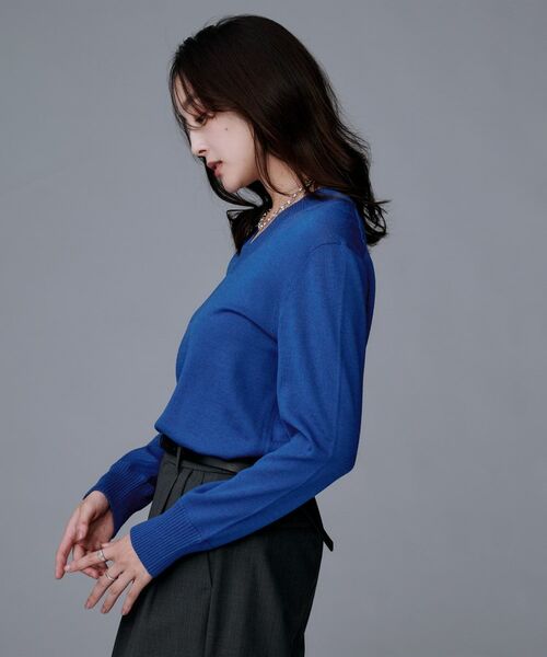 UNTITLED / アンタイトル ニット・セーター | 【洗える/きれいめ】Vネックプルオーバーニット | 詳細16