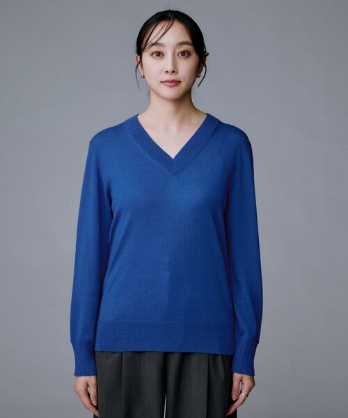 UNTITLED / アンタイトル ニット・セーター | 【洗える/きれいめ】Vネックプルオーバーニット | 詳細19