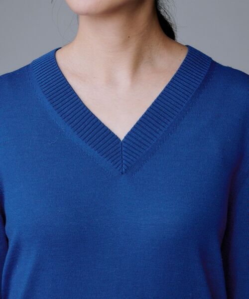 UNTITLED / アンタイトル ニット・セーター | 【洗える/きれいめ】Vネックプルオーバーニット | 詳細22