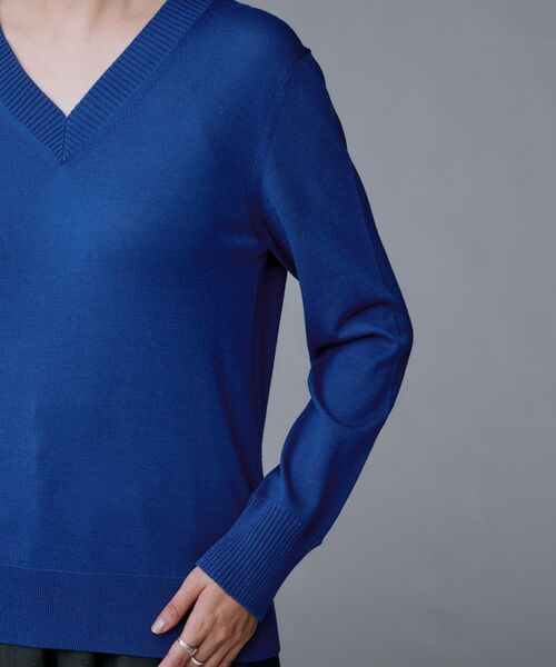 UNTITLED / アンタイトル ニット・セーター | 【洗える/きれいめ】Vネックプルオーバーニット | 詳細23
