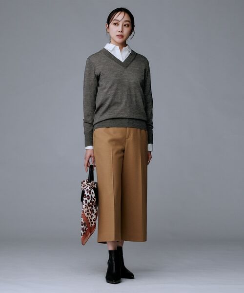 UNTITLED / アンタイトル ニット・セーター | 【洗える/きれいめ】Vネックプルオーバーニット | 詳細5