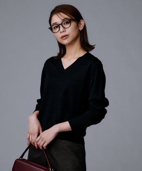 UNTITLED / アンタイトル ニット・セーター | 【洗える/きれいめ】Vネックプルオーバーニット | 詳細7