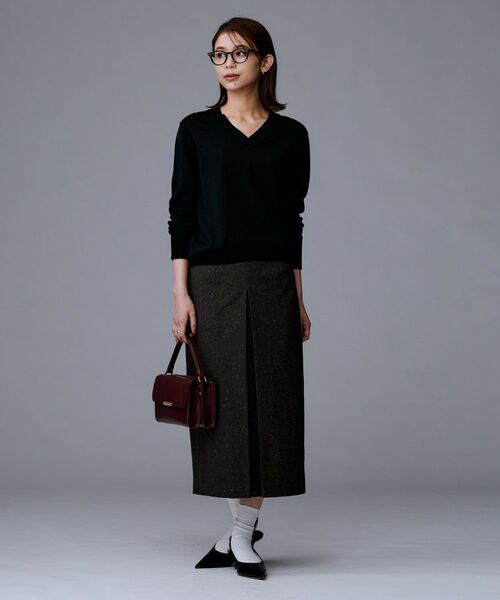 UNTITLED / アンタイトル ニット・セーター | 【洗える/きれいめ】Vネックプルオーバーニット | 詳細9