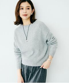 UNTITLED / アンタイトル ニット・セーター | 【セットアップ可能/ゆったりサイズ】ラメニットプルオーバー