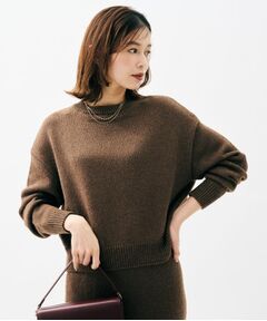 UNTITLED / アンタイトル ニット・セーター | 【セットアップ可能/ゆったりサイズ】ラメニットプルオーバー