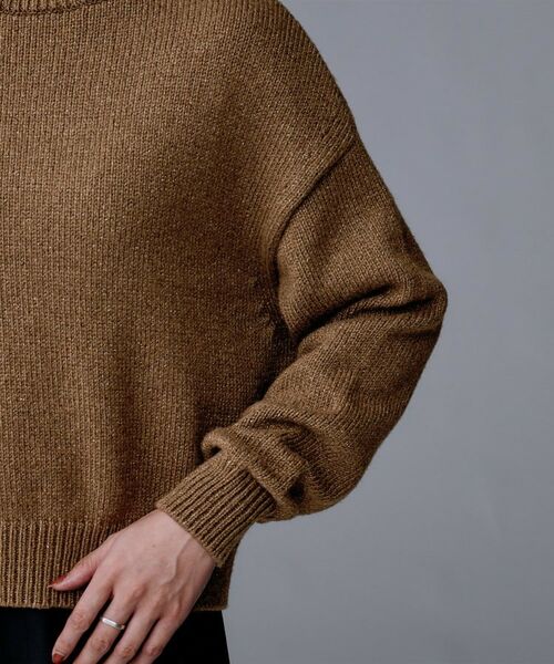 UNTITLED / アンタイトル ニット・セーター | 【セットアップ可能/ゆったりサイズ】ラメニットプルオーバー | 詳細25