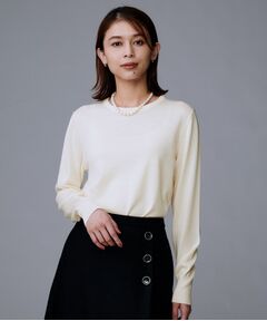 UNTITLED / アンタイトル ニット・セーター | 【洗える/ウール100%】クルーネックウールニット