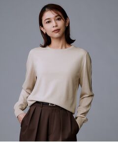 UNTITLED / アンタイトル ニット・セーター | 【洗える/ウール100%】クルーネックウールニット