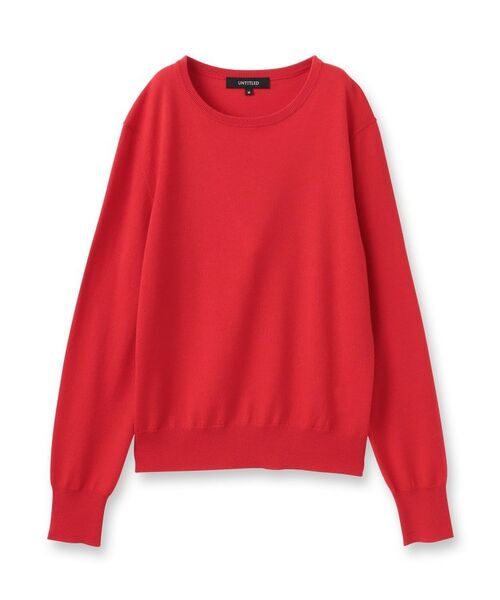 UNTITLED / アンタイトル ニット・セーター | 【洗える/ウール100%】クルーネックウールニット | 詳細1