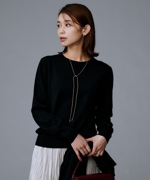 UNTITLED / アンタイトル ニット・セーター | 【洗える/ウール100%】クルーネックウールニット | 詳細13