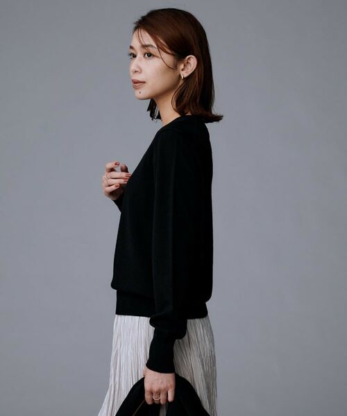 UNTITLED / アンタイトル ニット・セーター | 【洗える/ウール100%】クルーネックウールニット | 詳細14