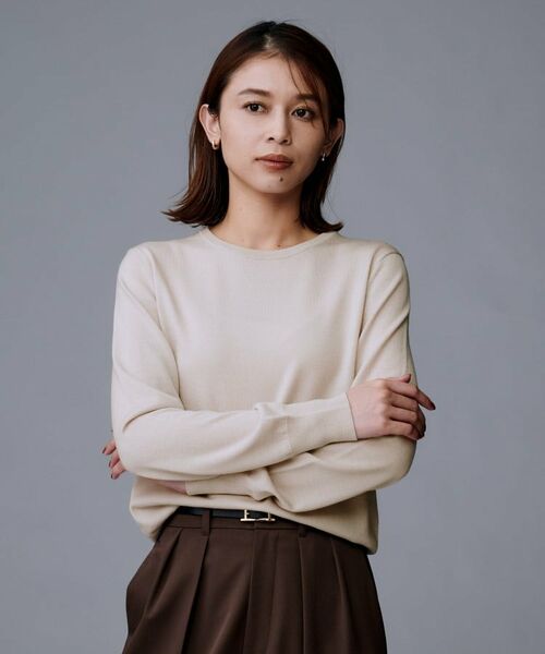 UNTITLED / アンタイトル ニット・セーター | 【洗える/ウール100%】クルーネックウールニット | 詳細17