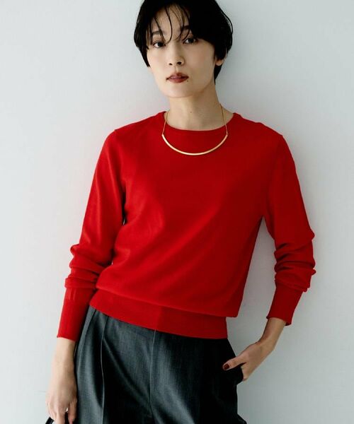 UNTITLED / アンタイトル ニット・セーター | 【洗える/ウール100%】クルーネックウールニット | 詳細21