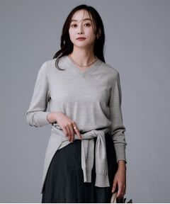 UNTITLED / アンタイトル ニット・セーター | 【洗える/ウール100%】Vネックウールニット