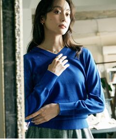 UNTITLED / アンタイトル ニット・セーター | 【洗える/ウール100%】Vネックウールニット