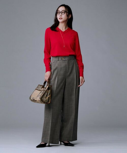 UNTITLED / アンタイトル ニット・セーター | 【洗える/ウール100%】Vネックウールニット | 詳細21