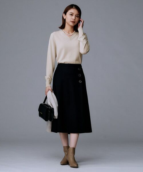 UNTITLED / アンタイトル ニット・セーター | 【洗える/ウール100%】Vネックウールニット | 詳細22