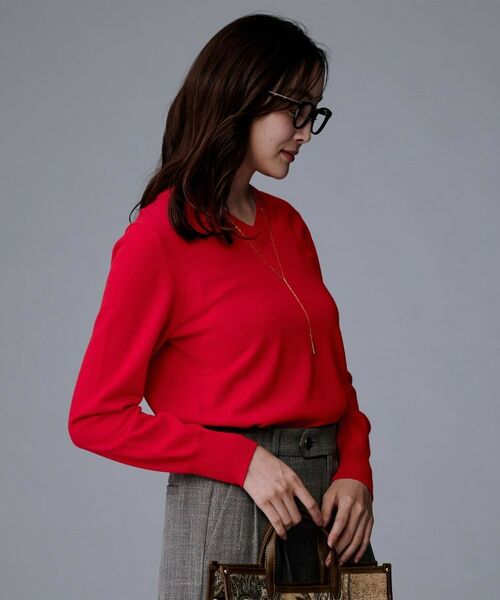 UNTITLED / アンタイトル ニット・セーター | 【洗える/ウール100%】Vネックウールニット | 詳細26