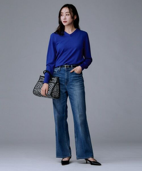 UNTITLED / アンタイトル ニット・セーター | 【洗える/ウール100%】Vネックウールニット | 詳細27