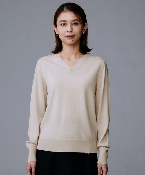 UNTITLED / アンタイトル ニット・セーター | 【洗える/ウール100%】Vネックウールニット | 詳細29
