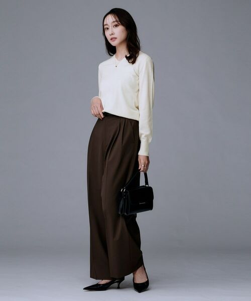 UNTITLED / アンタイトル ニット・セーター | 【洗える/ウール100%】Vネックウールニット | 詳細4