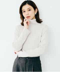 UNTITLED / アンタイトル ニット・セーター | 【洗える/アンサンブル可能/ウール100%】リブタートルネックウールニット